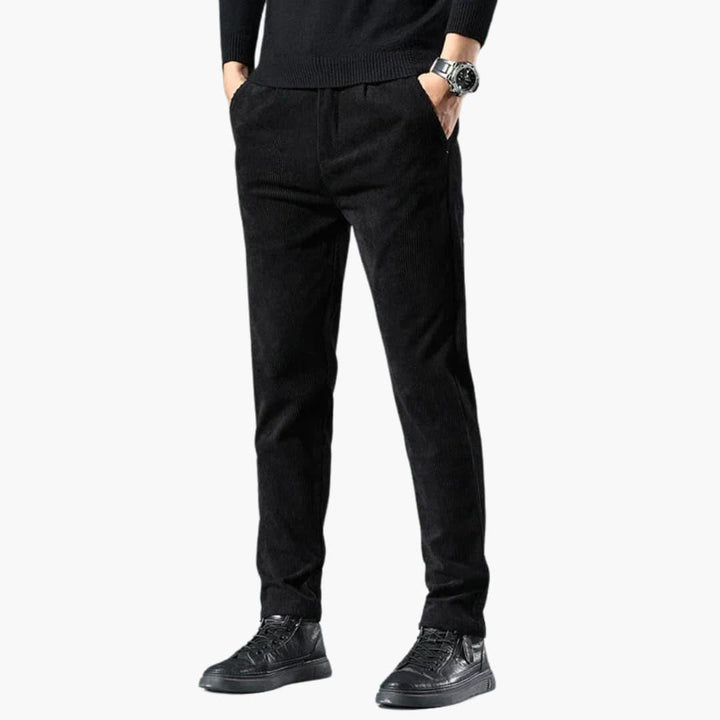 Slim Fit Cord-Hose für Herren – Modische, bequeme Freizeithose