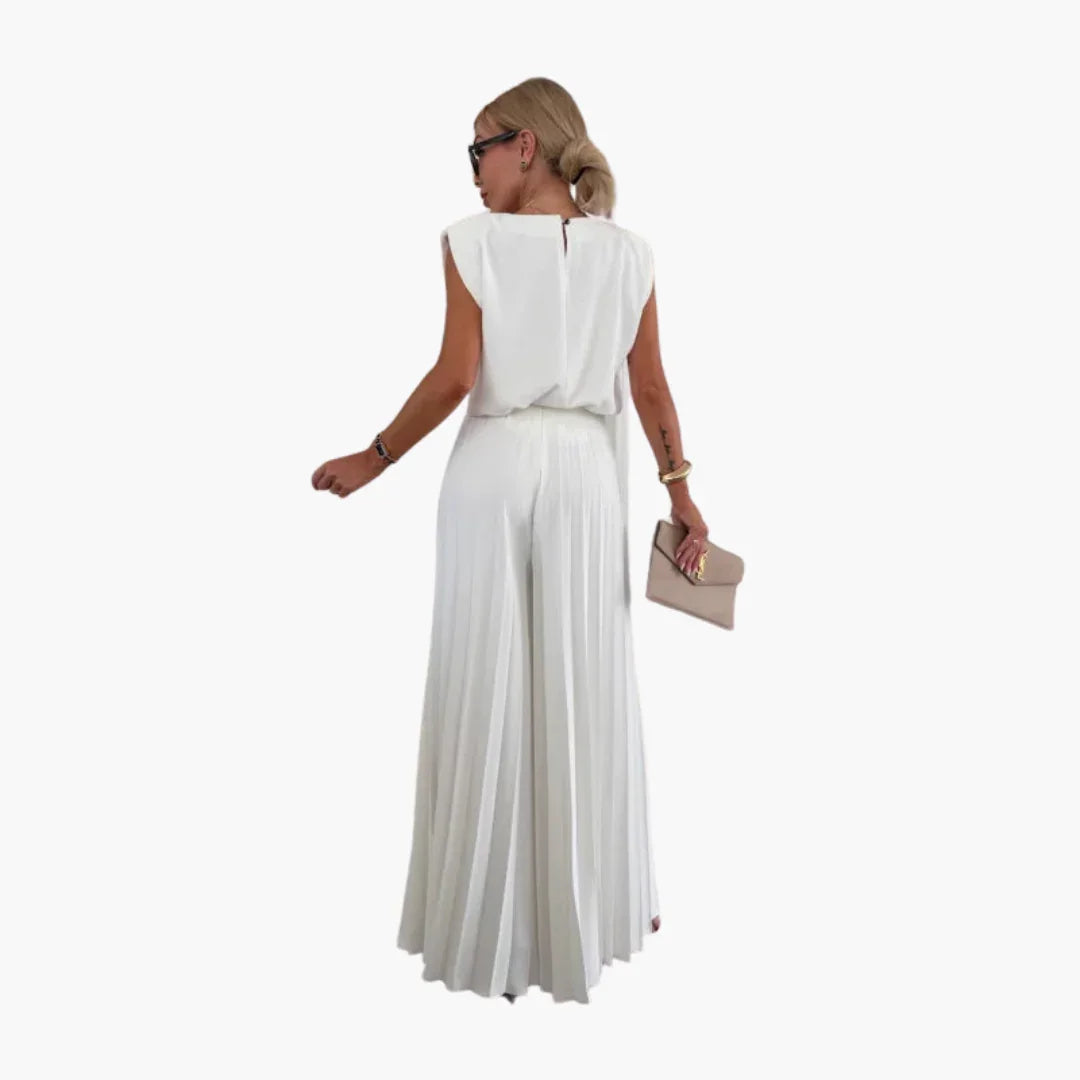 Ärmelloses Zweiteiler-Set für Damen