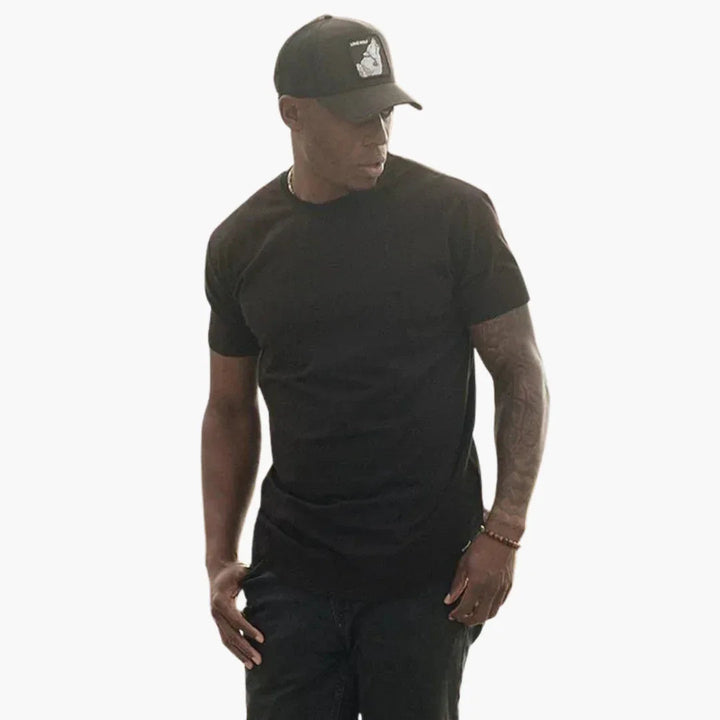 Slim Fit T-Shirt mit Saum für Herren