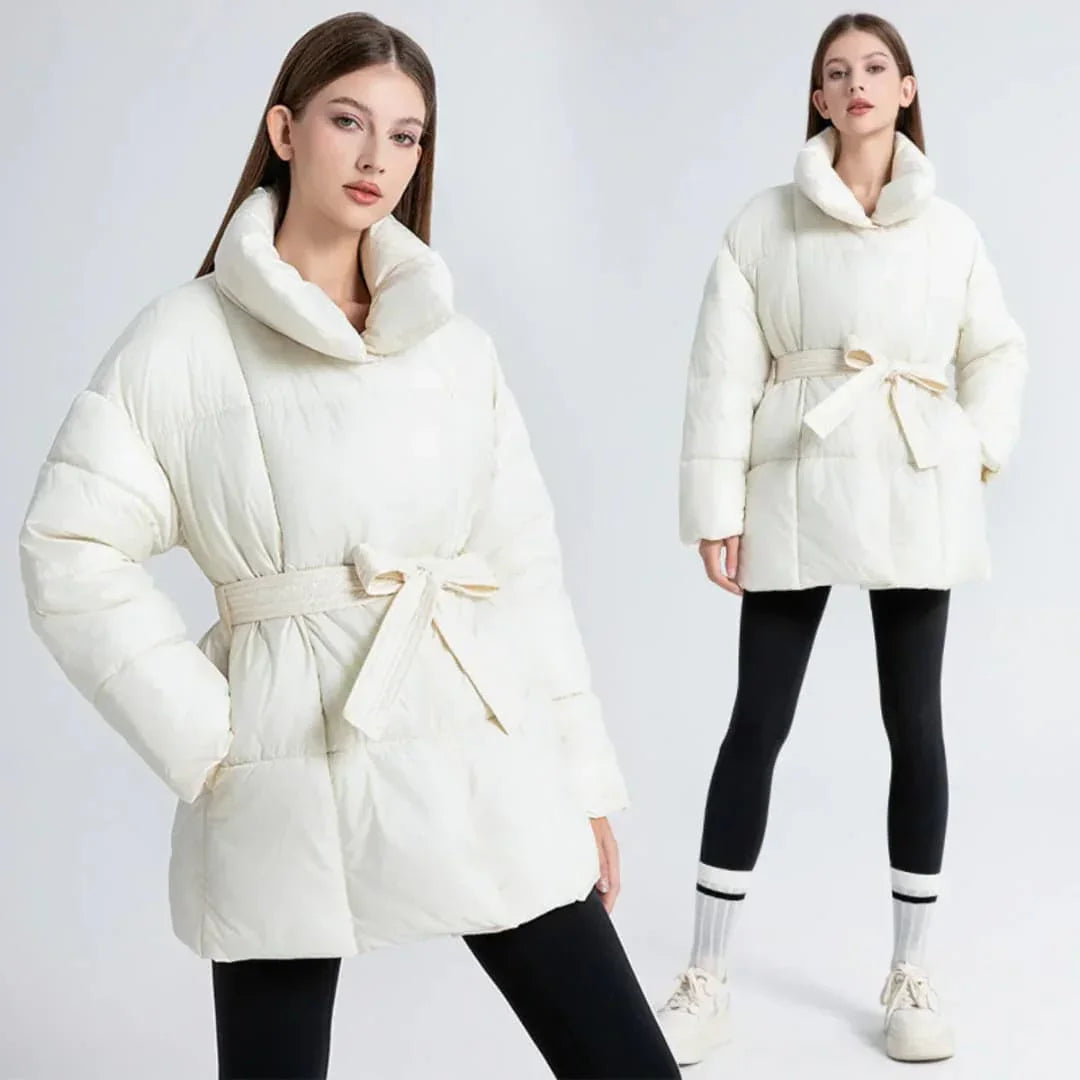 Langer Wintermantel für Damen