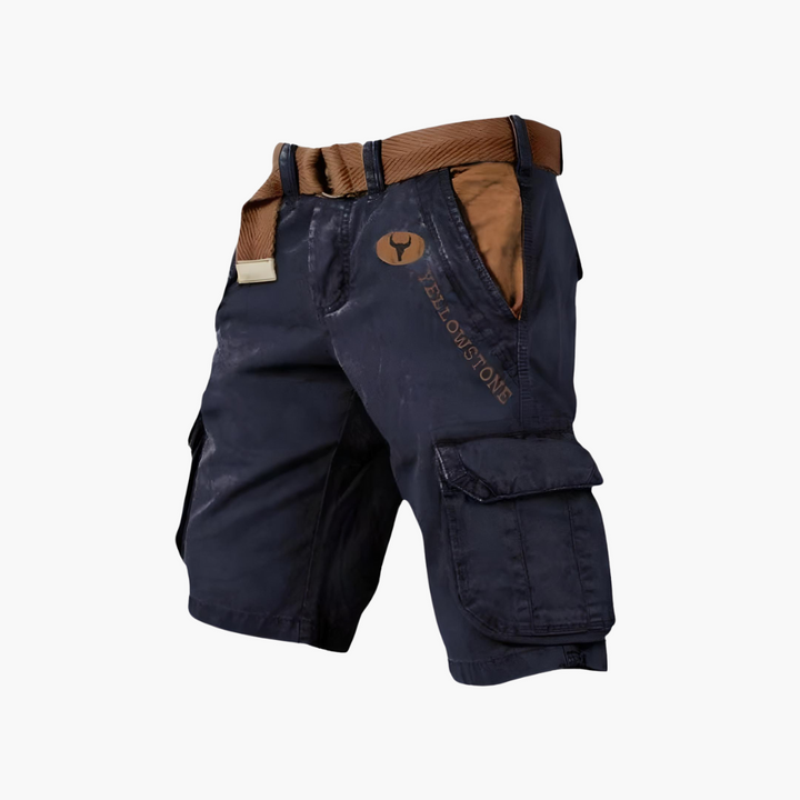 Langarm Cargohemd mit Taschen für Herren