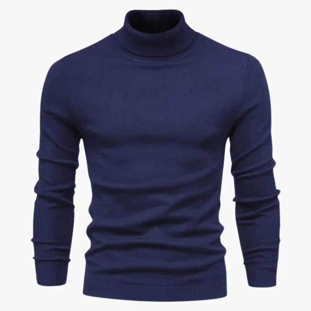 Exklusiver Rollkragenpullover für Herren