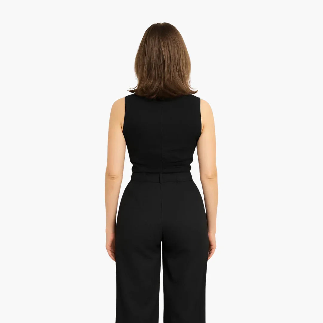 Crop Top Hosen Set für Damen