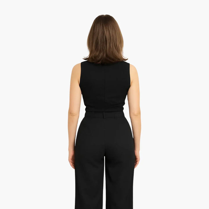 Crop Top Hosen Set für Damen