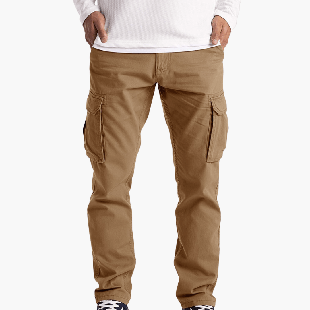 Casual style cargo pants for men - with many pockets