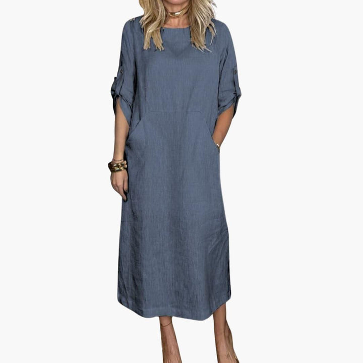 Bequemes Damen Sommerkleid mit Taschen - Perfekt für den Alltag