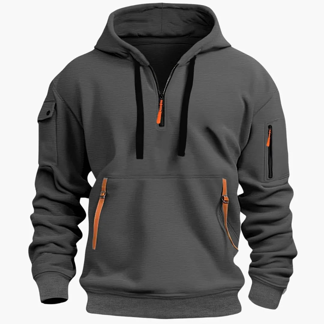 Strukturiertes Hoodie für Herren