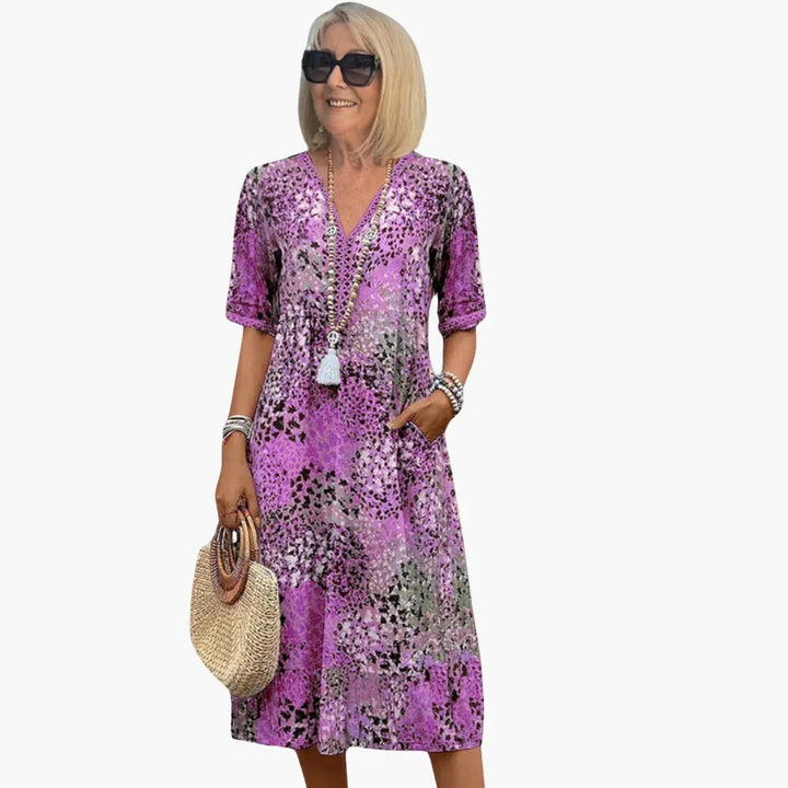 Florales Freizeitkleid für Damen