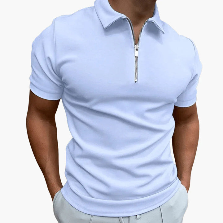 Zip Polohemd für Herren