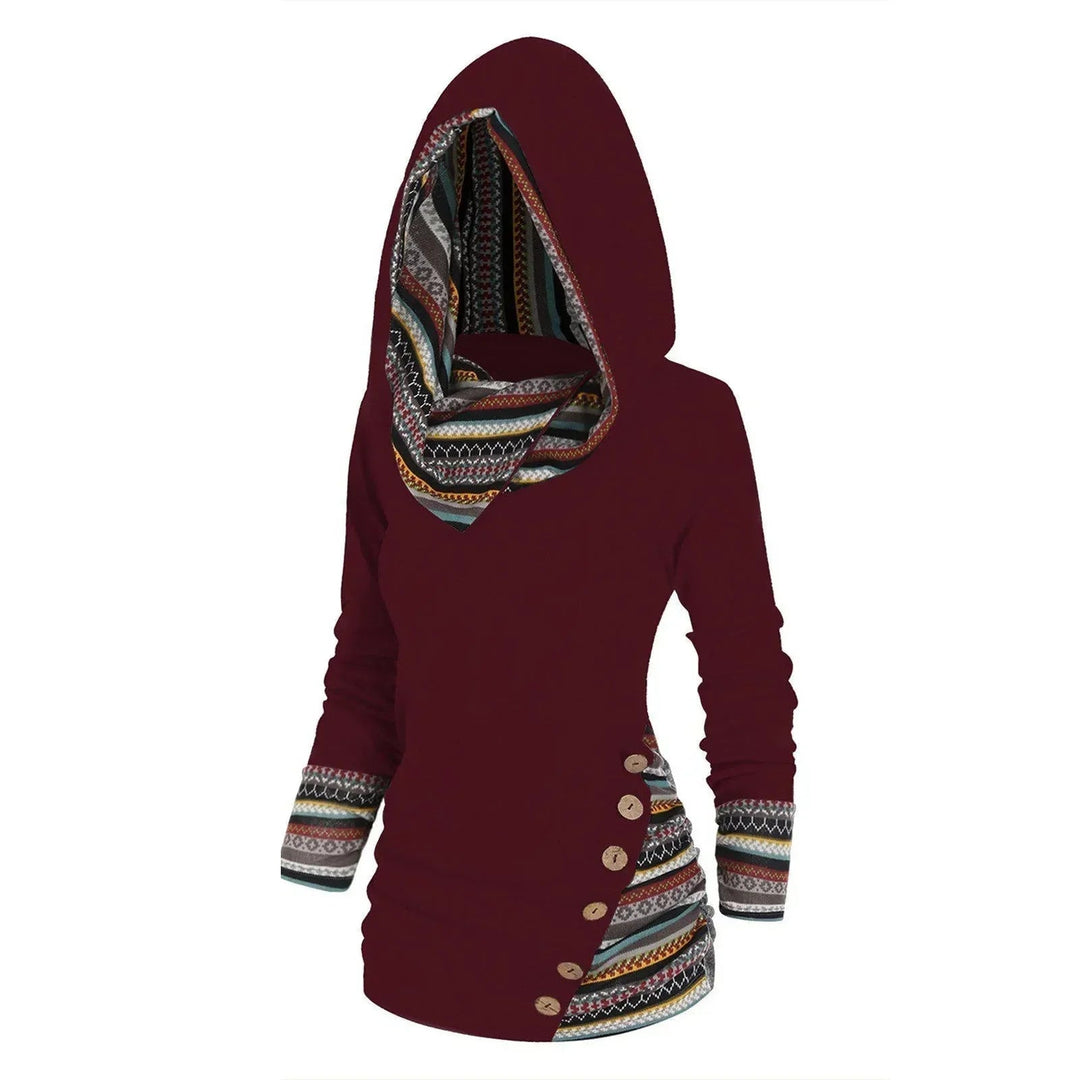 Tribal Muster Kapuzenpullover für Damen