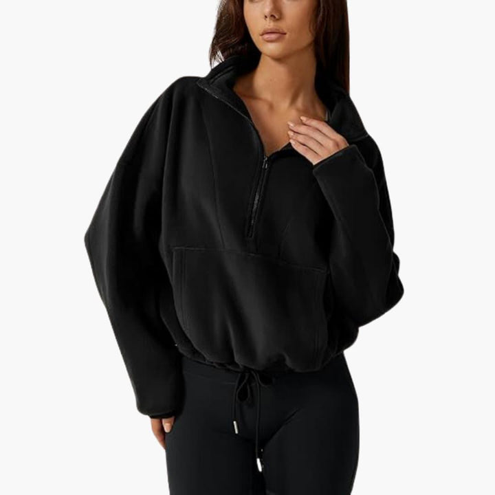 Damen Fleecejacke – Warmes Polarfleece-Sweatshirt Winter