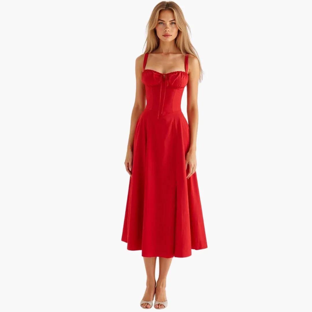 Schnürung Bustier Kleid für Damen