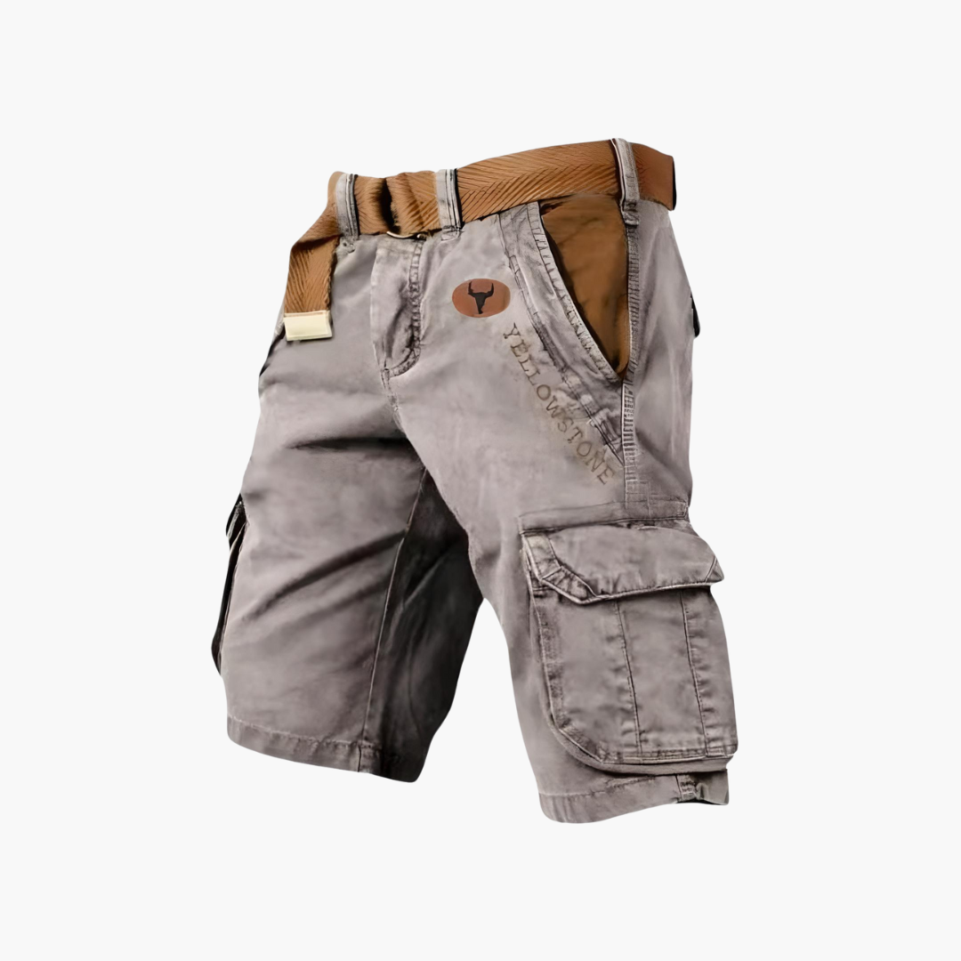 Langarm Cargohemd mit Taschen für Herren