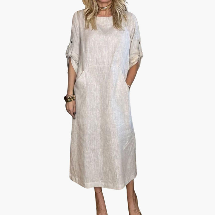 Bequemes Damen Sommerkleid mit Taschen - Perfekt für den Alltag