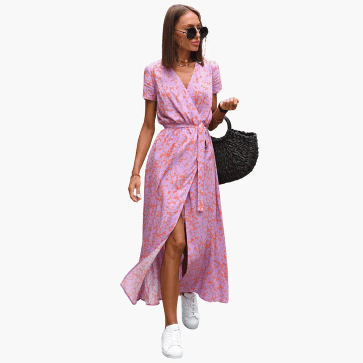 Wickelkleid mit Taillenbund für Damen