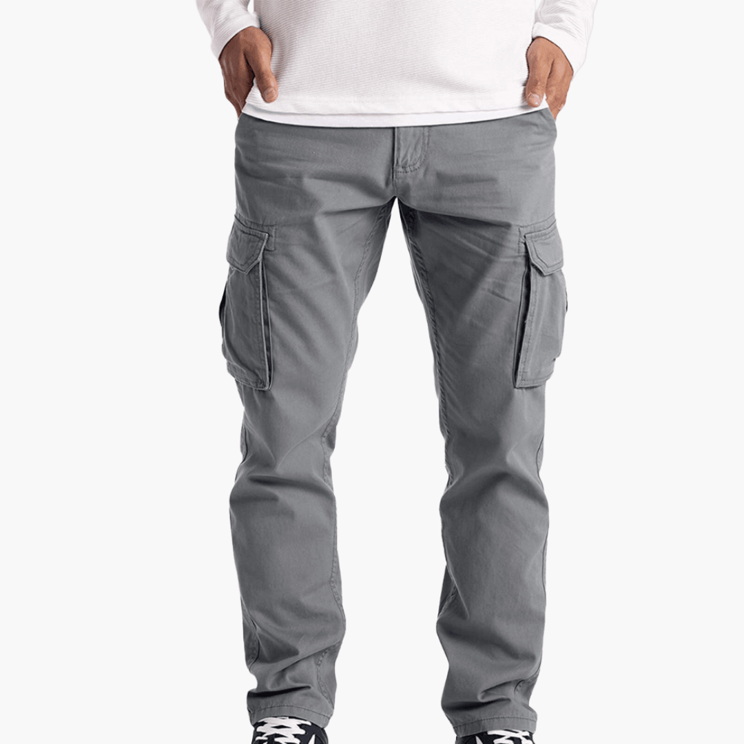 Casual style cargo pants for men - with many pockets