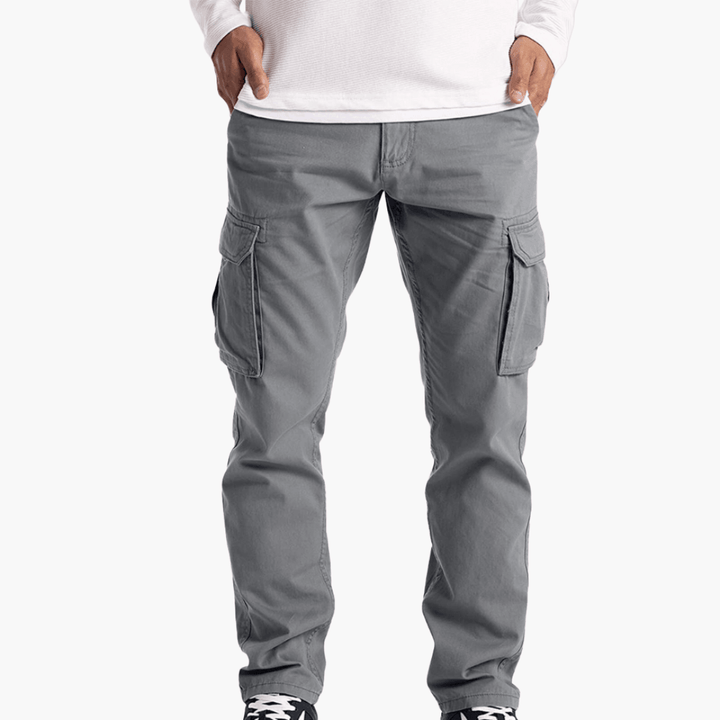 Casual style cargo pants for men - with many pockets