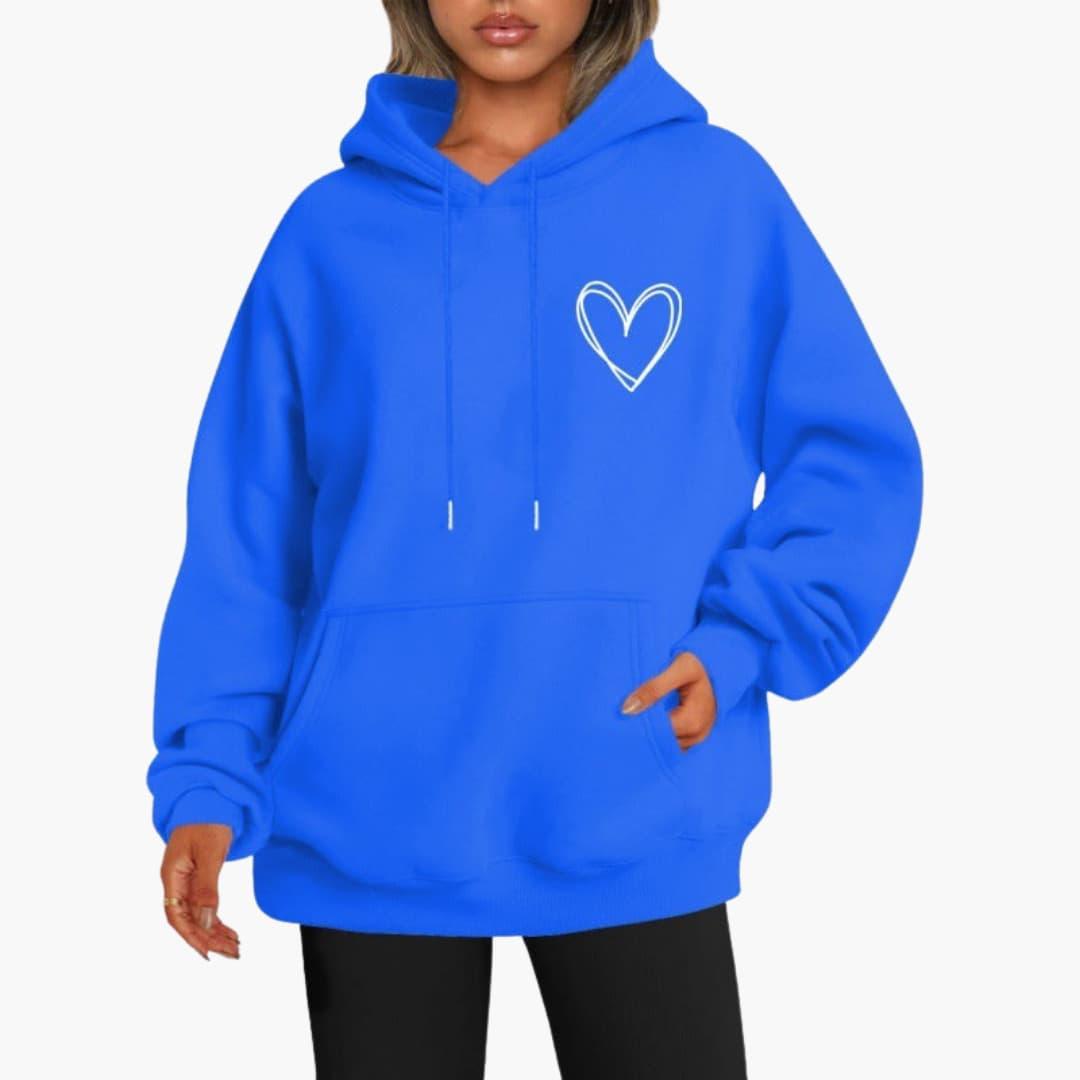 Bequemer Damen Hoodie – Lässiger Kapuzenpullover für Alltag