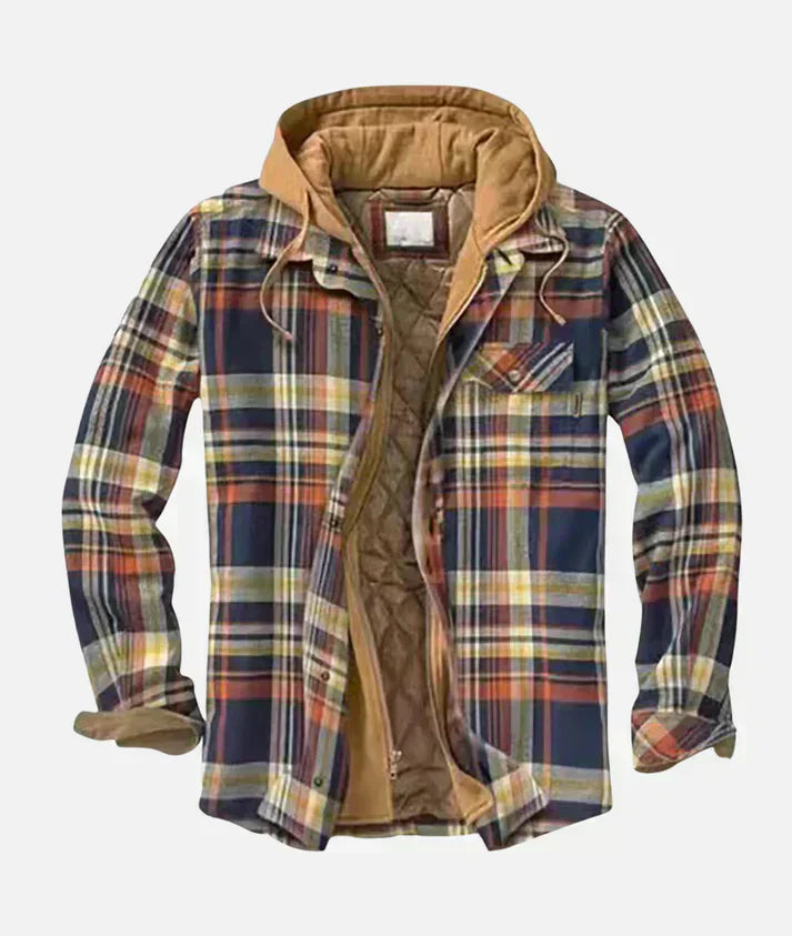 Klaus™ | Karierte Patchwork Jacke