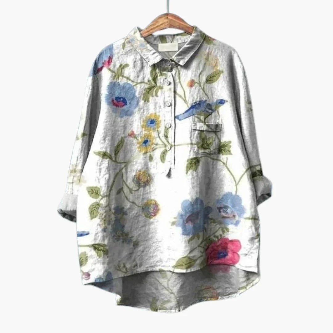 Bluse mit Blumenprint für Damen