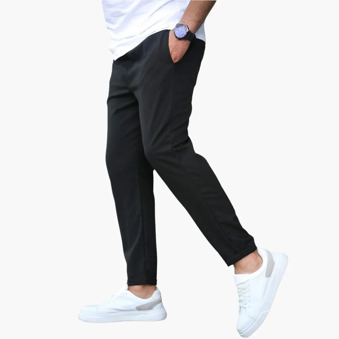Elastische Stoffhose für Herren