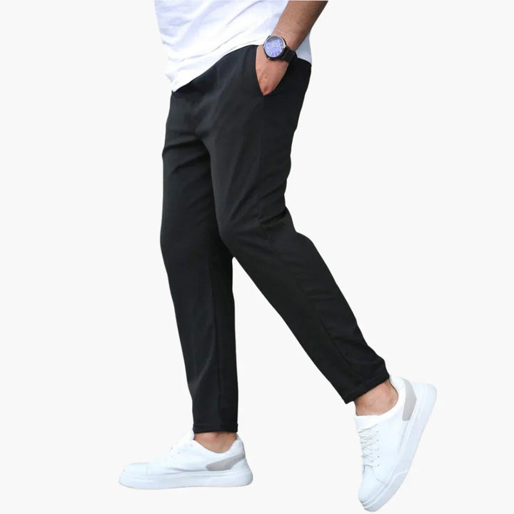 Elastische Stoffhose für Herren