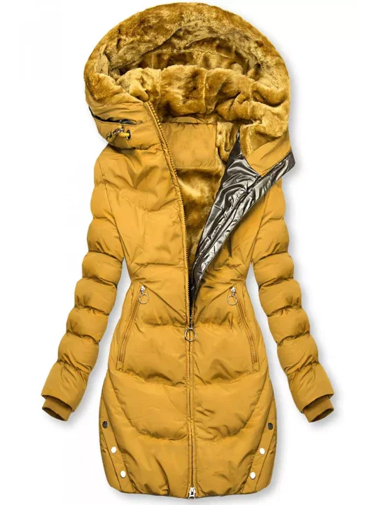 Gesteppt Gefütterte Winterjacke für Damen