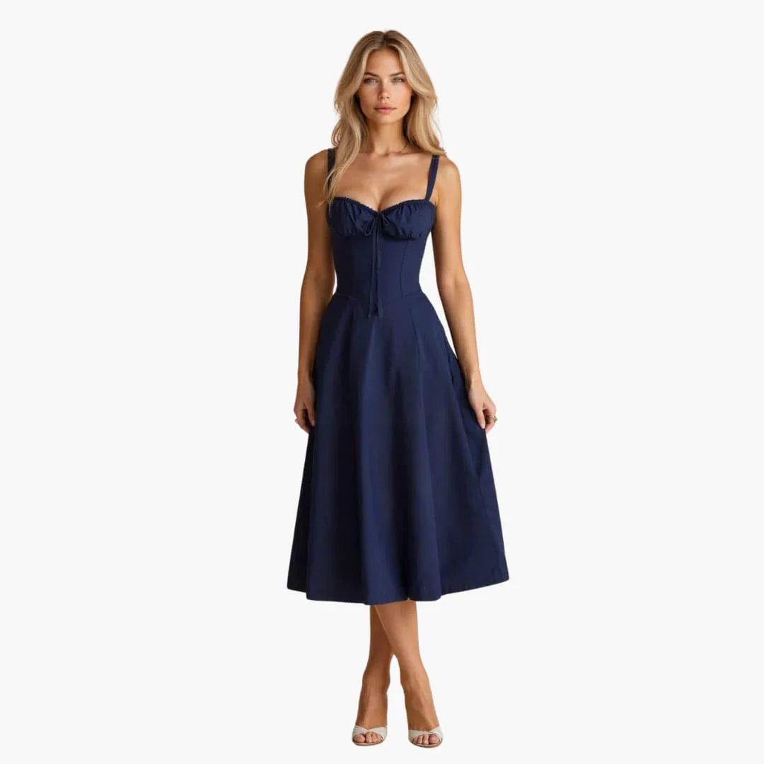 Schnürung Bustier Kleid für Damen