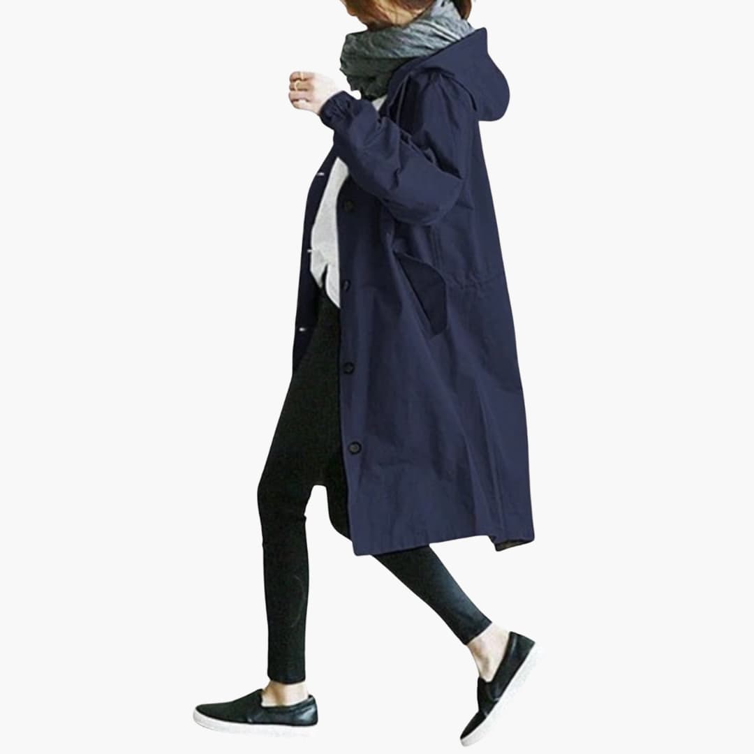Langer Trenchcoat für Damen