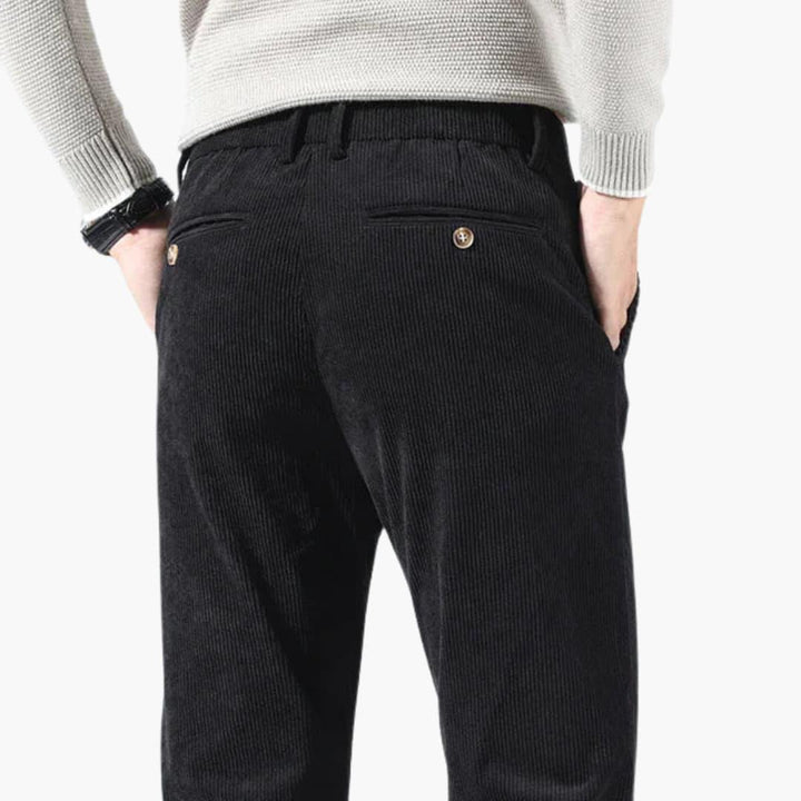 Slim Fit Cord-Hose für Herren – Modische, bequeme Freizeithose