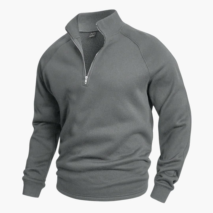 Stylischer Halfzip Strickpullover für Herren