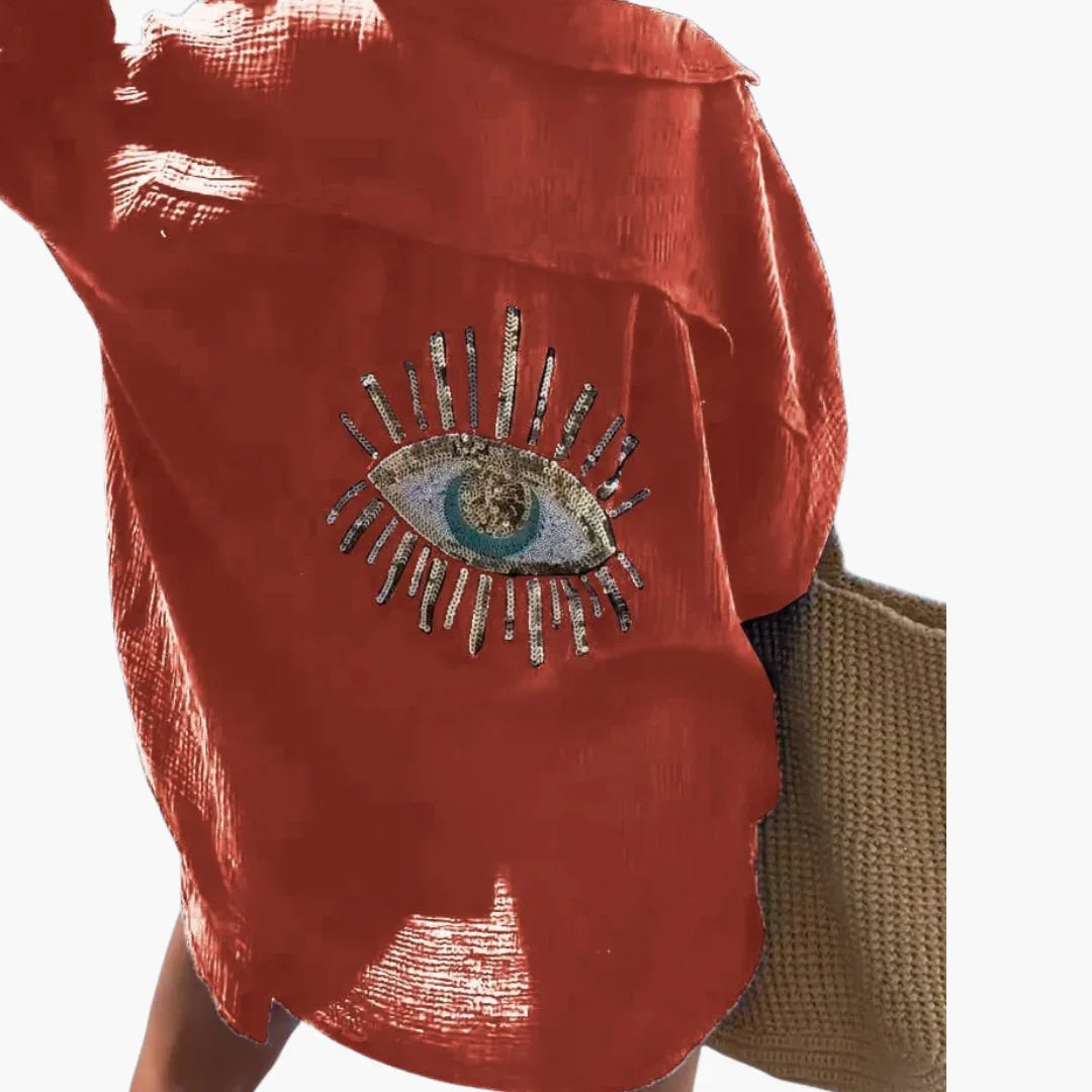Übergroßes Button Down Hemd für Damen
