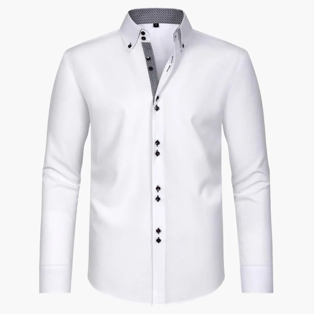 Langarm Button-Down Hemd für Herren