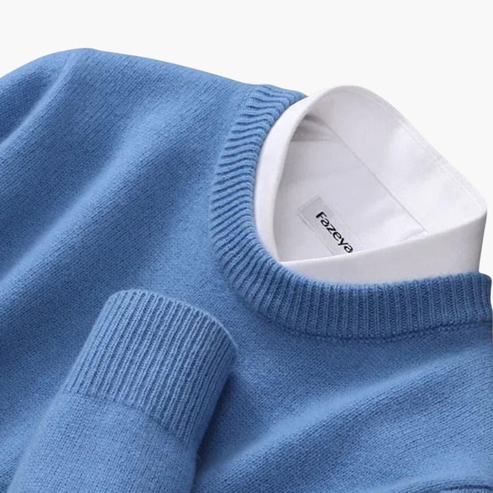 Geometrisch Gemusterter Pullover für Herren