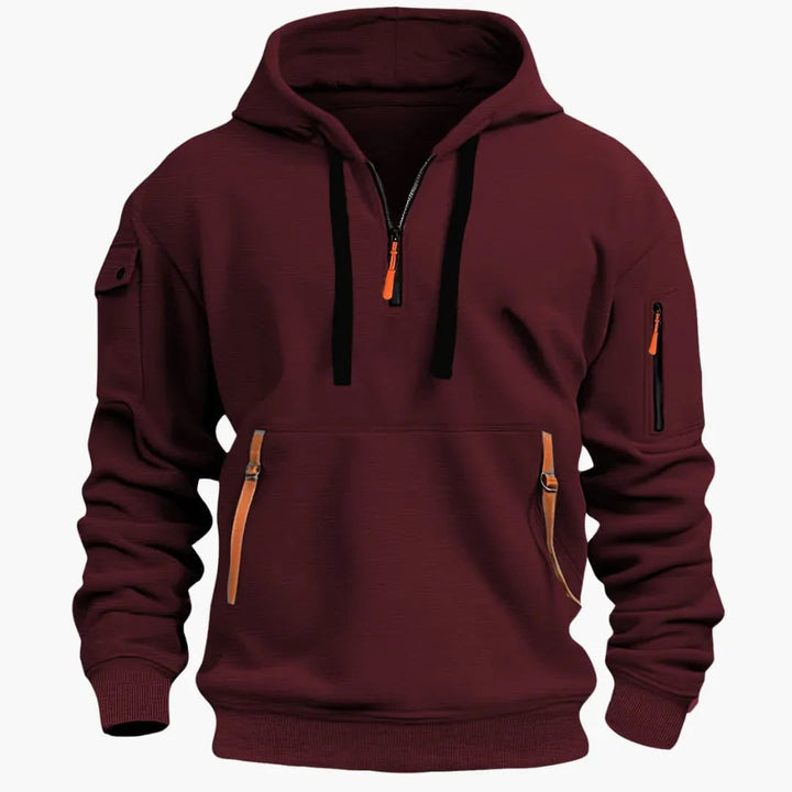 Strukturiertes Hoodie für Herren