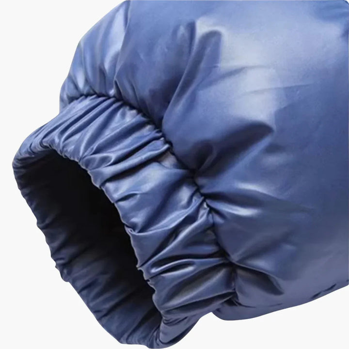 Herren-Daunenjacke mit Glanzeffekt