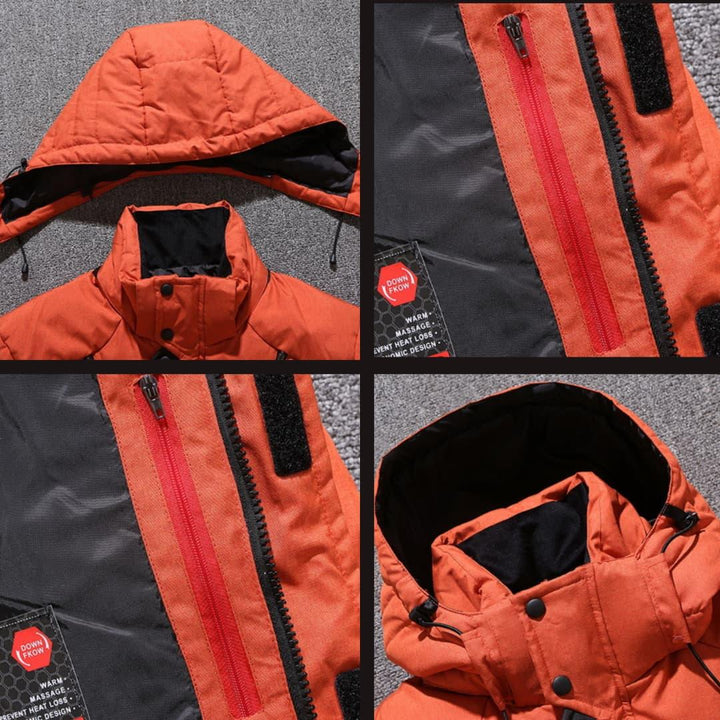 Gefütterte Daunenjacke für Herren