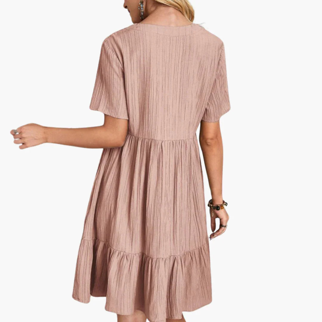Fließendes Midi Kleid für Damen