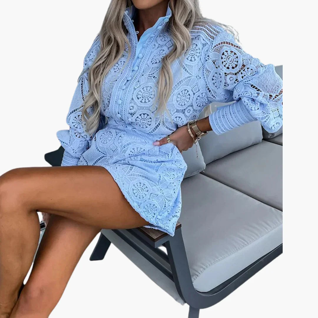 Spitzen Zweiteiler mit Shorts für Damen