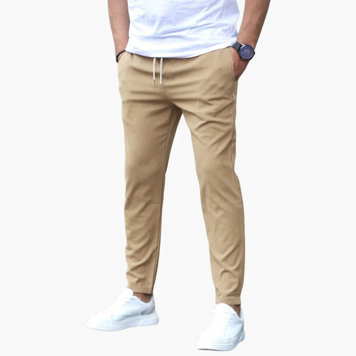 Elastische Stoffhose für Herren