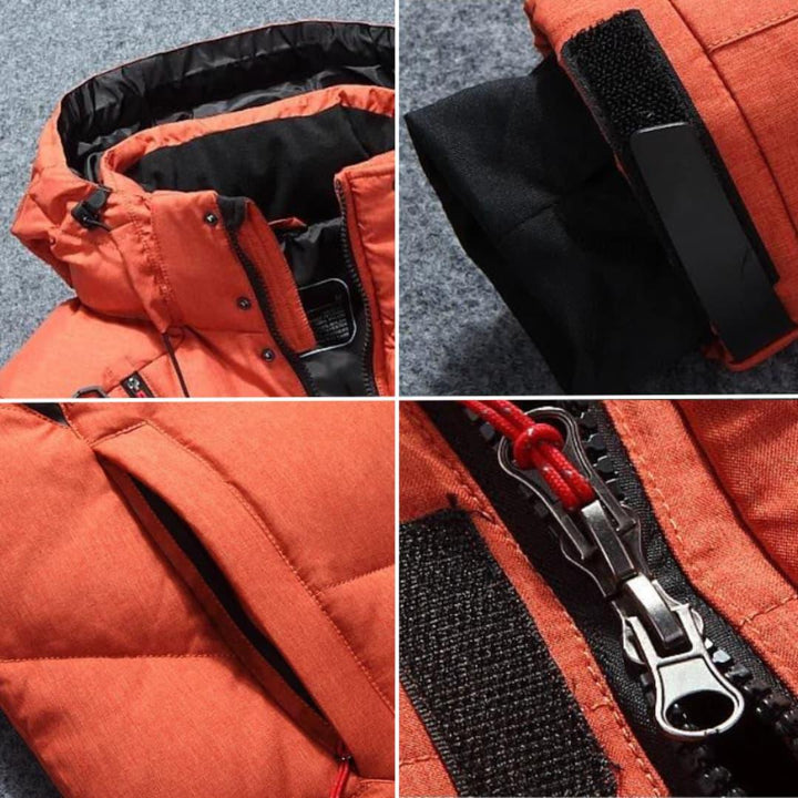 Gefütterte Daunenjacke für Herren