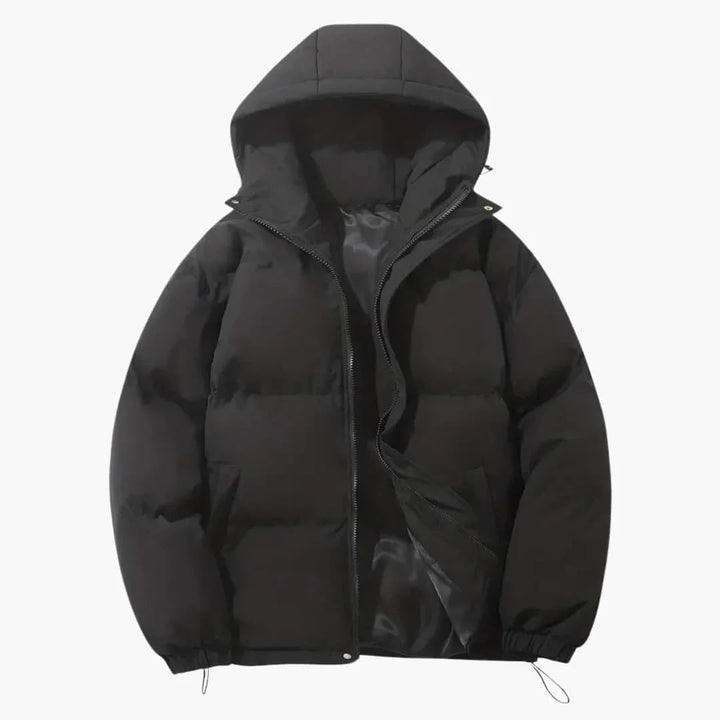 Gefütterte Kapuzen-Winterjacke für Herren