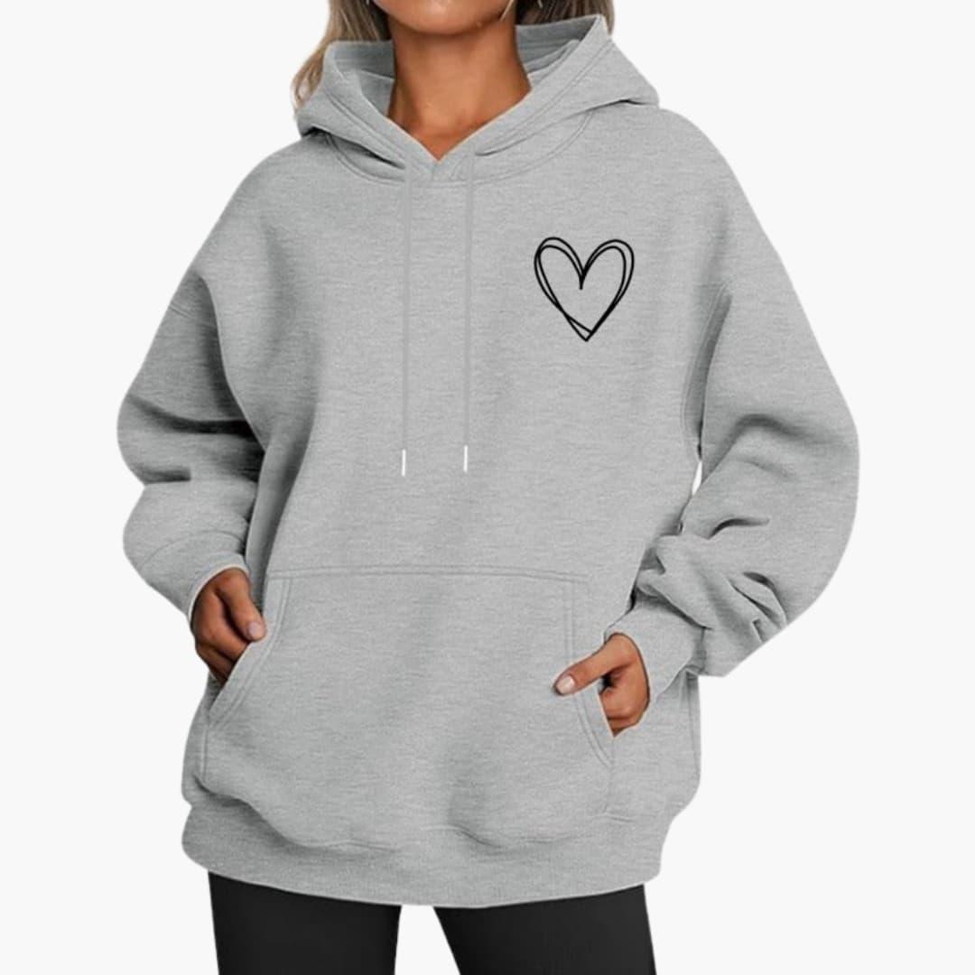 Bequemer Damen Hoodie – Lässiger Kapuzenpullover für Alltag