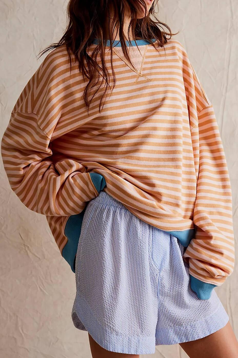 Gestreifter Pullover für Damen