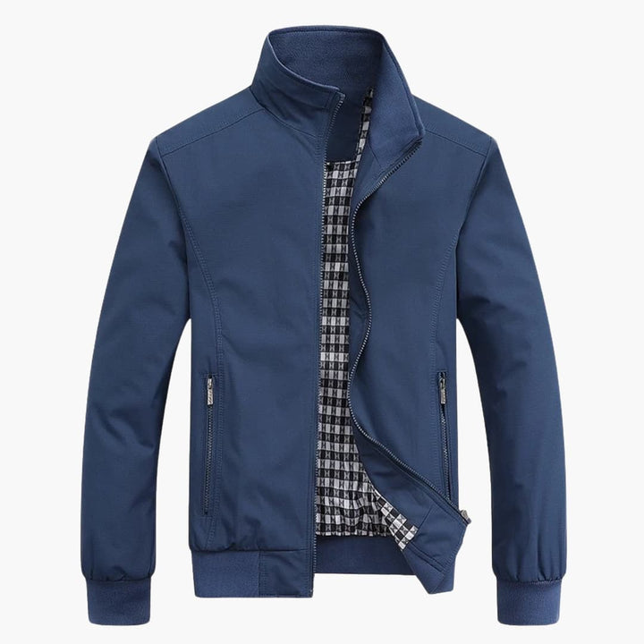 Herren Jacke mit Kragen und Reißverschluss