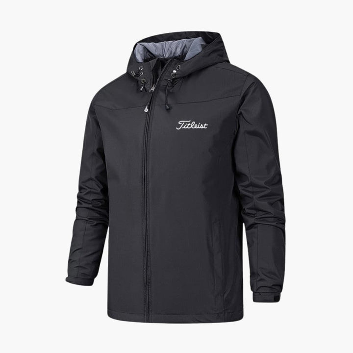 Herren Regenjacke mit Durchgehender Reißverschluss
