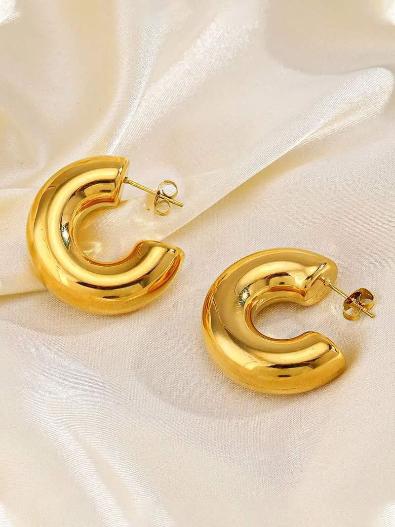 Chunky Creolen für Damen