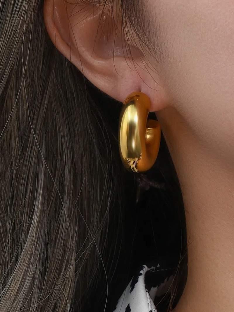 Chunky Creolen für Damen