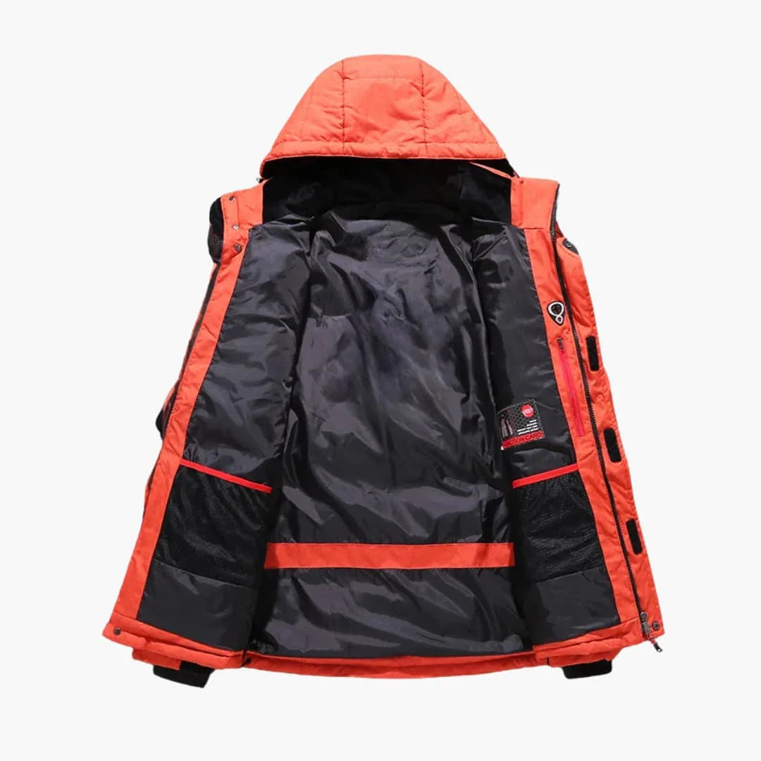Gefütterte Daunenjacke für Herren