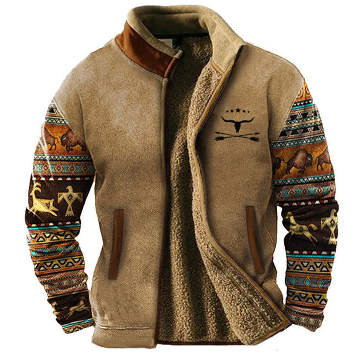 Gielo | Lässige Fleecejacke für Herren